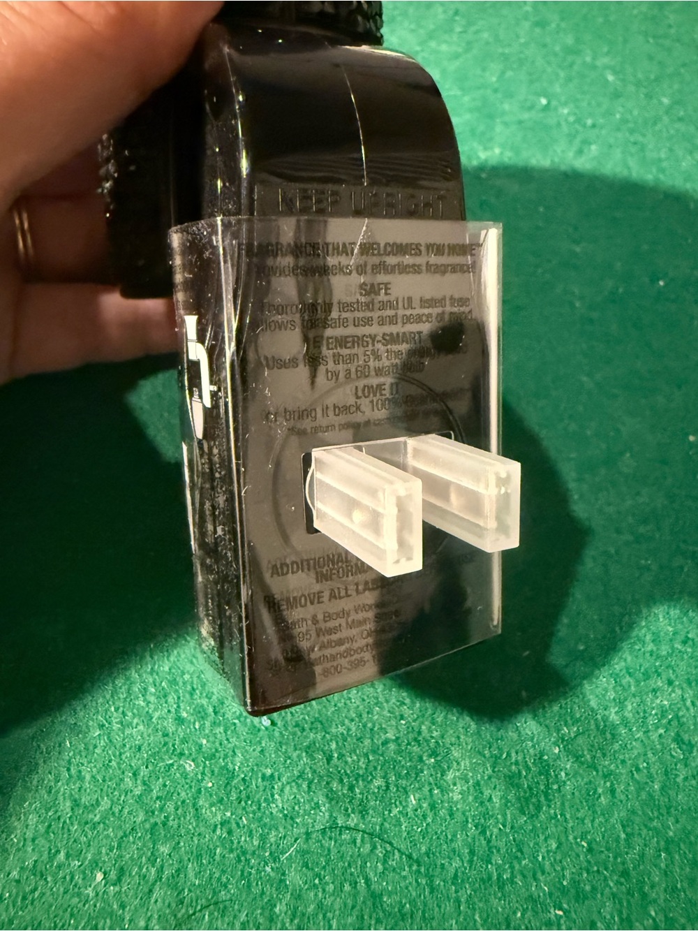 Bath & Body Works Black Crystal-Embellished Scent Control wallflower NWT - Picture 3 of 3